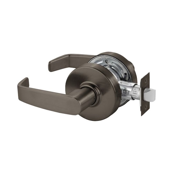 Sargent Passage Cylindrical Lock Grade 2 with L Lever and L Rose with T Strike Oil Rubbed Bronze 7U15LL10B - main